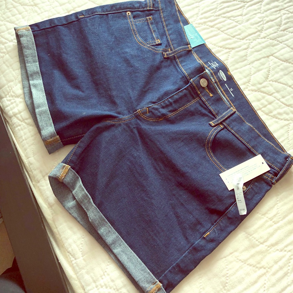 Jean Shorts (Dark Blue)